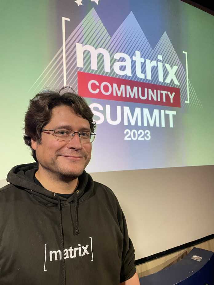 Matthew Hodgson auf dem Matrix Community Summit
