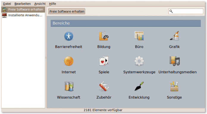 Ubuntu 9.10 Software Center Screenshot