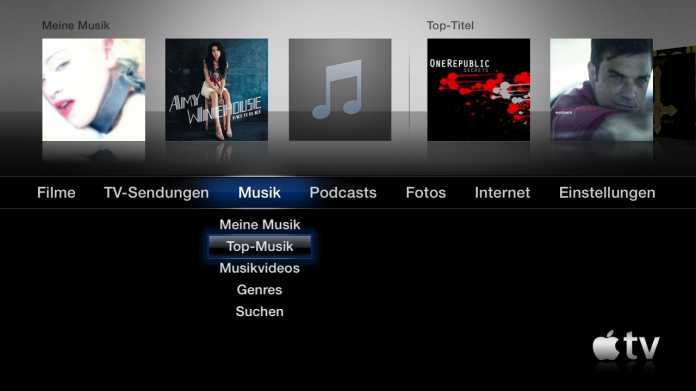 Screenshot Apple TV 3.0
