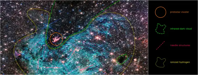 El telescopio espacial James Webb muestra estrellas individuales en el centro de la Vía Láctea