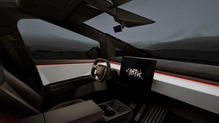 Tesla Cybertruck Cockpit