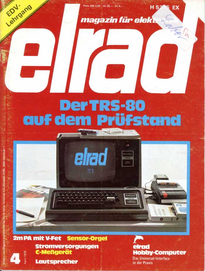 Die Elektronikzeitschrift Elrad war das erste Fachmagazin des Heise-Verlags und enthielt ab April 1979 einen den noch jungen Heimcomputern gewidmeten Innenteil namens &quot;computing today&quot;, den Vorläufer der späteren c’t., 