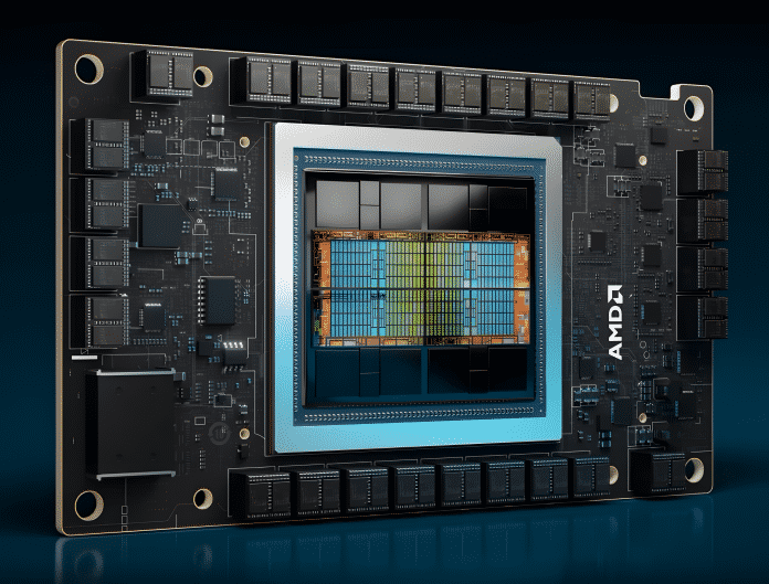 Mit dem KI-Beschleuniger Instinct MI300X mit 192 GByte RAM und 750 Watt scheint AMD ein würdiger Gegner der Nvidia H100 gelungen zu sein., AMD