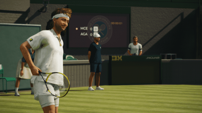 Screenshot aus "TopSpin 2K25" zeigt Tennisspieler