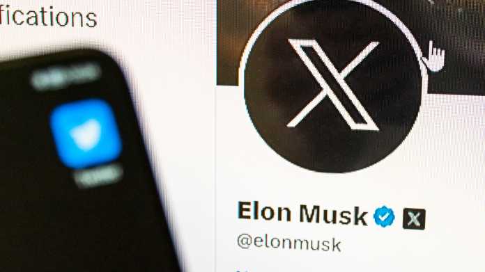 Elon Musks Account auf X (vormals Twitter)