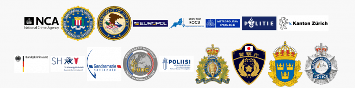 Logos der beteiligten Ermittlungsbehörden
