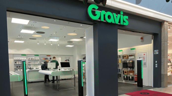 Laden von Gravis, hier in Berlin