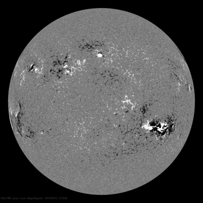 Magnetogramm der Sonne