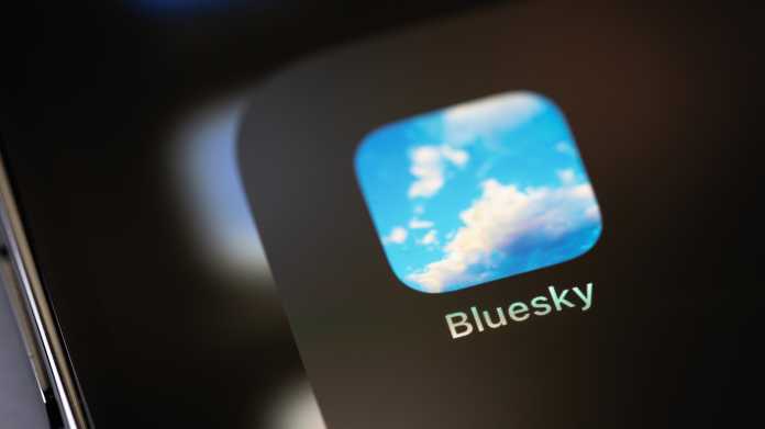 Bluesky-App auf einem Smartphone