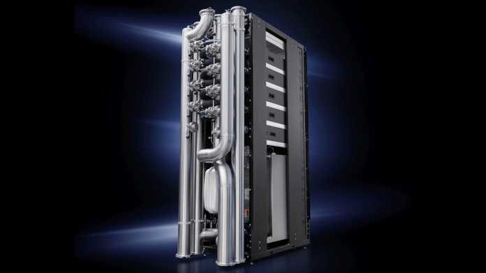 Rittal-Kühlsystem mit 1 MW für Server-Racks mit bis zu 100 kW Leistung.​