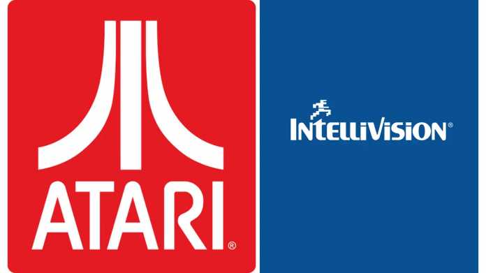 Logos von Atari und Intellivision