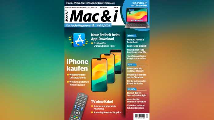 Cover der Mac & i Heft 3/2024