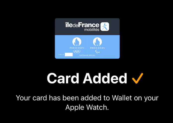 Ticket change to the Apple Watch