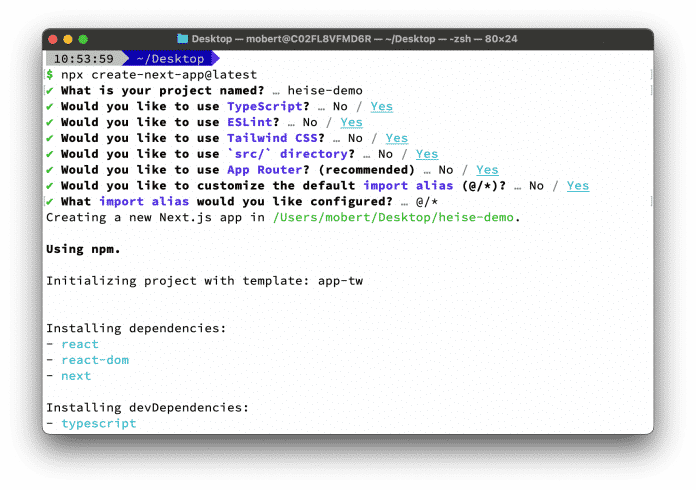 Bootstrapping a new project (Figure 1).