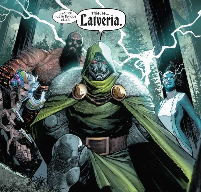Obra de arte del Doctor Doom