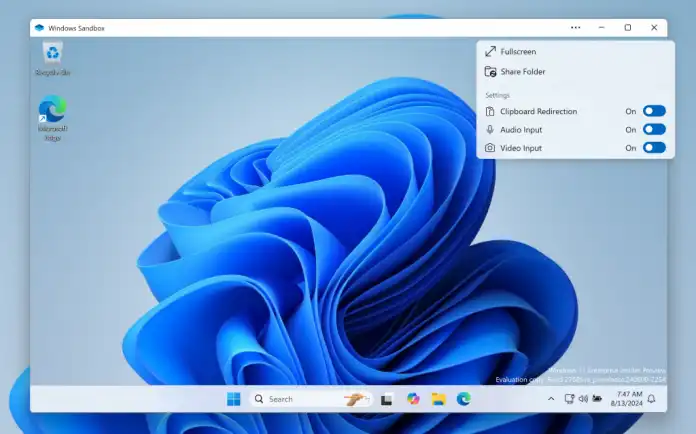 Windows Sandbox Client