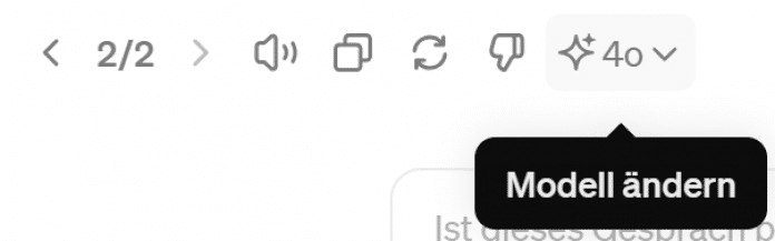 ChatGPT's context navigation, which can be used to specify requests, can be found below the dialog windows (Fig. 1), 