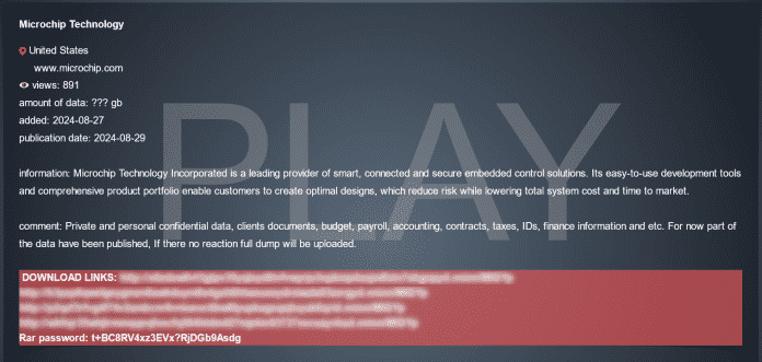Details und Downloadlinks auf die angeblich gestohlenen Daten