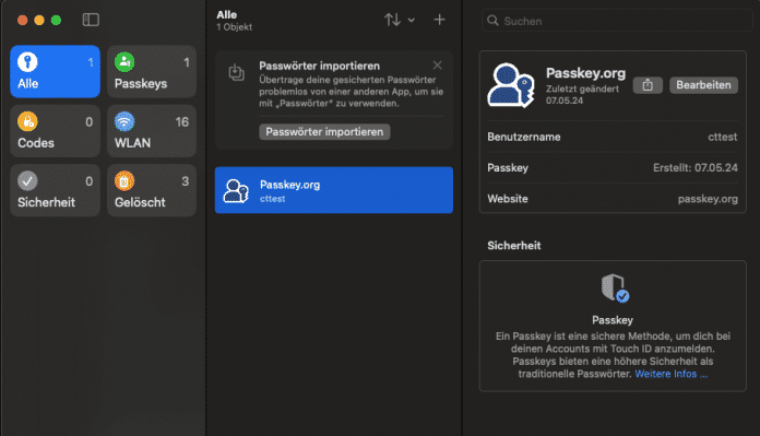 &quot;Apple Passwords&quot; has been its own app since iOS 18 and macOS 15. The increased visibility of the operating system's own password manager could benefit the spread of passkeys. , 