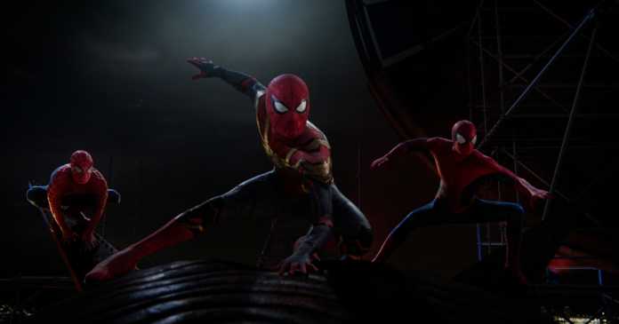 Drei Spider-Men aus SPIDER-MAN: NO WAY HOME