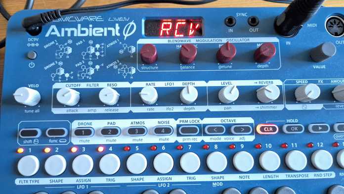 Liven Ambient 0: Firmware update for ambient synthesizer