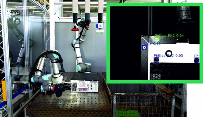 Roboter bei Demontage