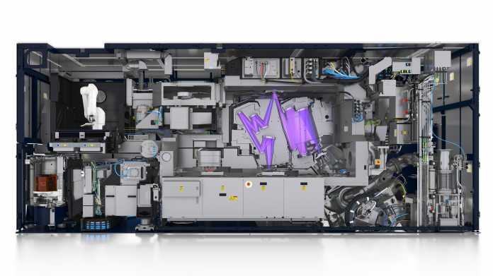 ASML's EUV imagesetter Twinscan NXE:3400 from the inside