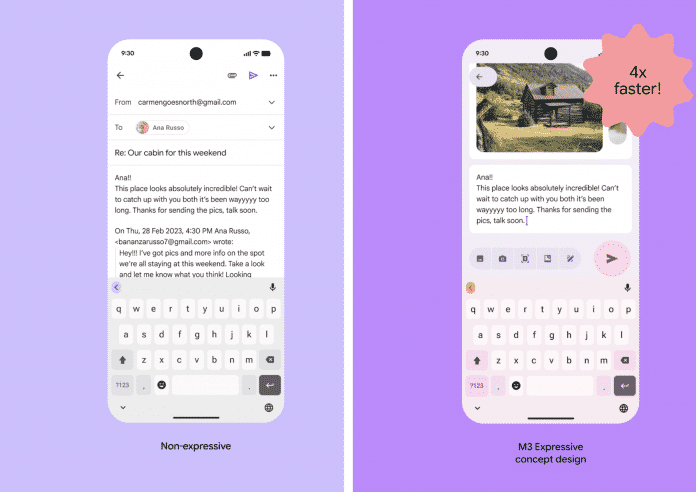 Material 3 Expressive Gmail