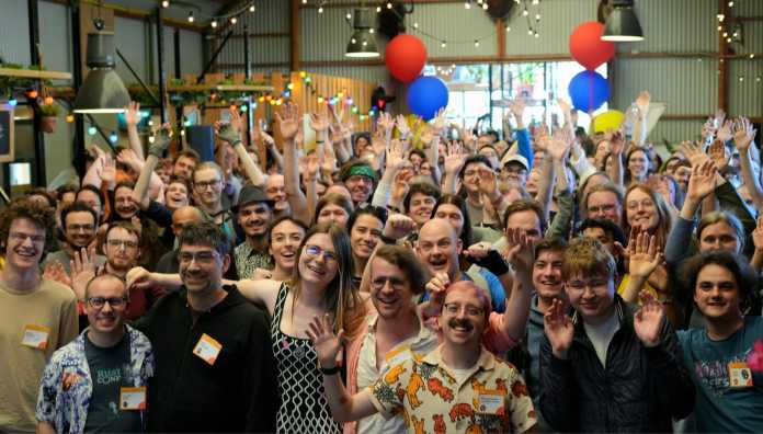 Menschen, die Rust feiern