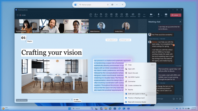 Windows 11 24H2 Click to Do for Word