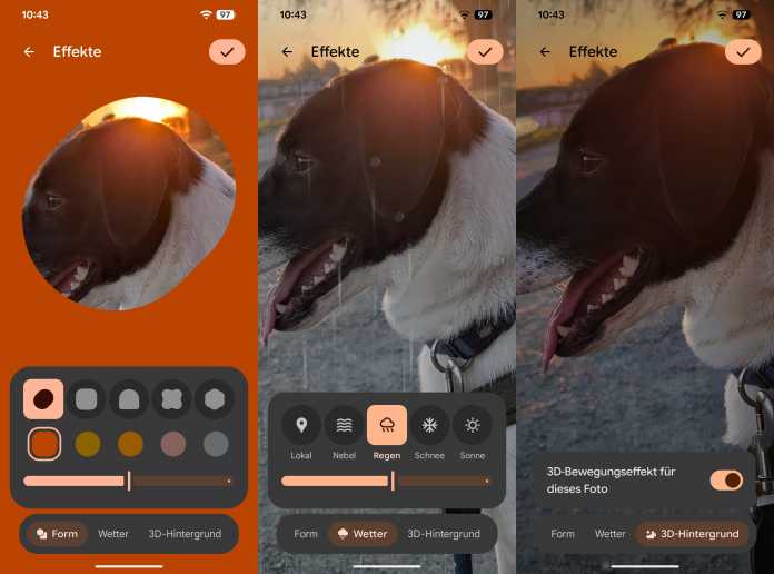 Not quite ready yet: The Magic Portrait function for the lock screen