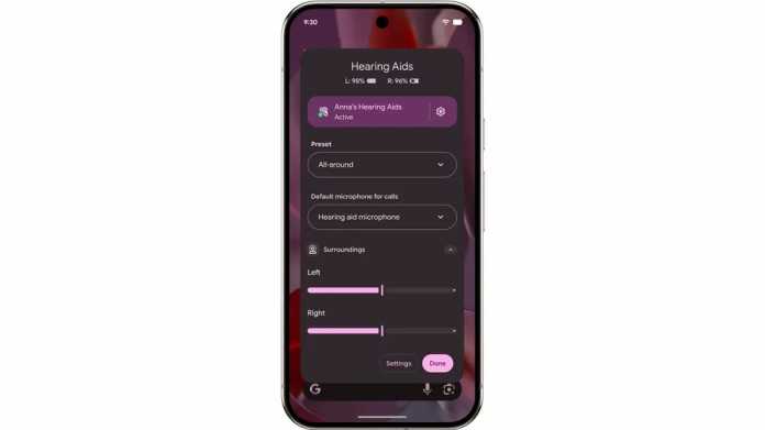 Android 16 volume hearing aids
