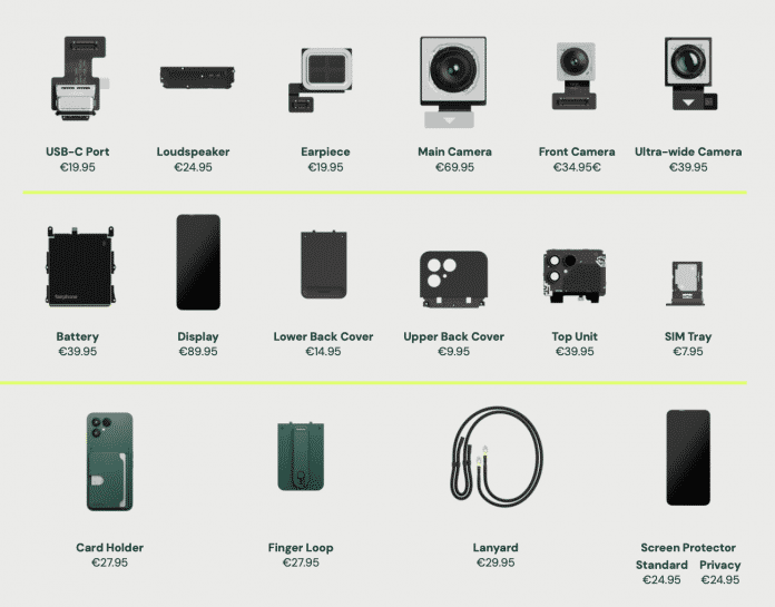 Fairphone 6 – Ersatzteile und Preise