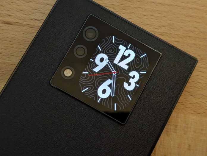 Unihertz Titan 2 Display auf Rückseite