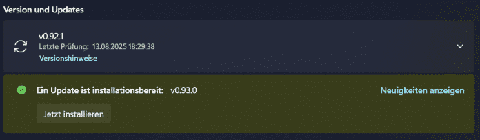 Powertoys find the update