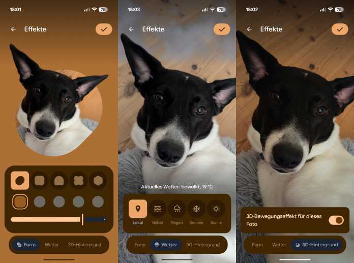 Functions of the new lock screen 