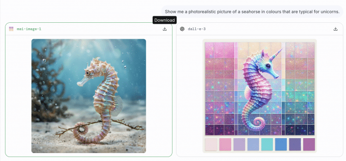 Images from the LMArena side by side.