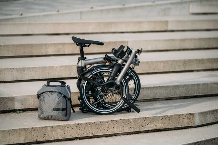 Brompton Electric T-Line folded