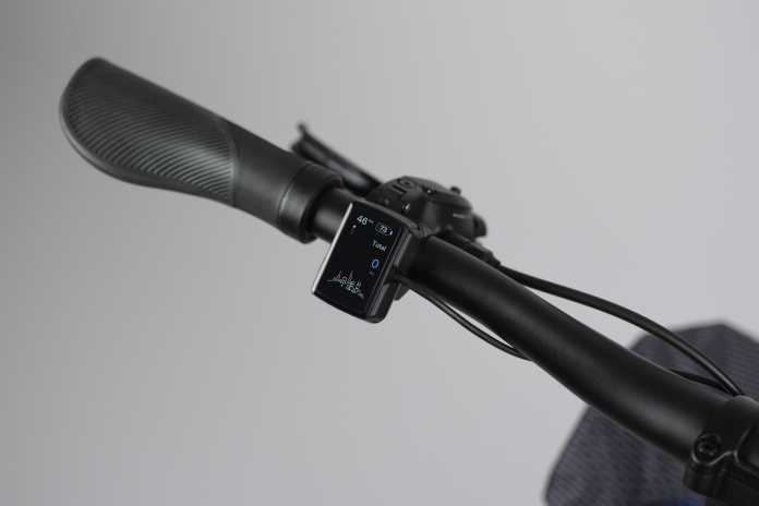Brompton: The new control unit on the handlebars of the T-Line: The new control unit on the handlebars of the T-Line