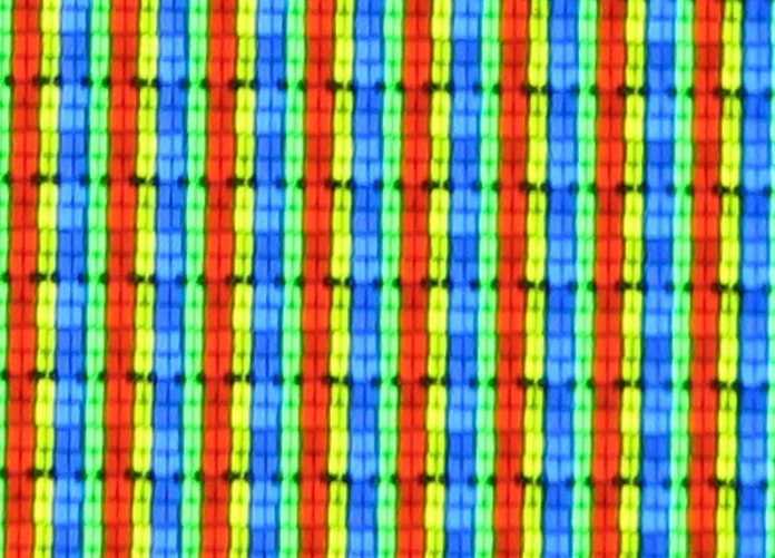 Quattro-Pixel mit gelbem Subpixel