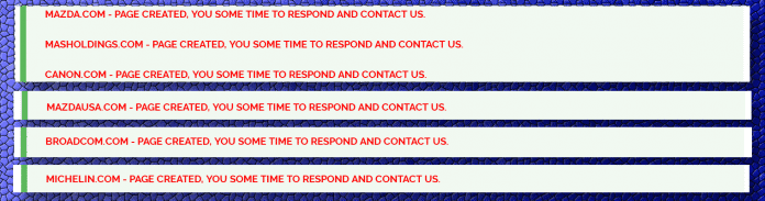 Ausschnitt aus der cl0p-Darknet-Seite