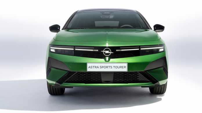 Opel Astra Facelift Front