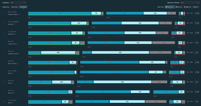 State of React 2025: Die Top 10 der beliebtesten Libraries