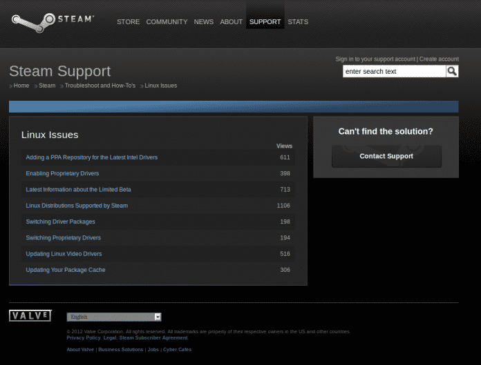 Steam-Support für Linux