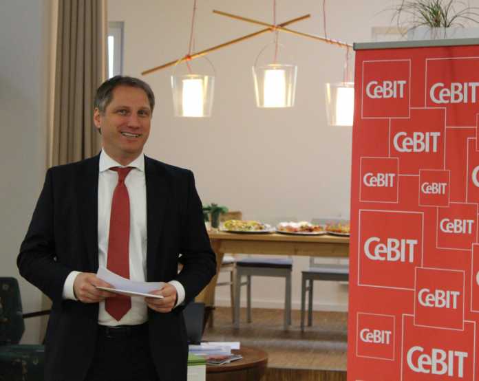 Frank Pörschmann, CeBIT-Vorstand bei der Deutschen Messe AG