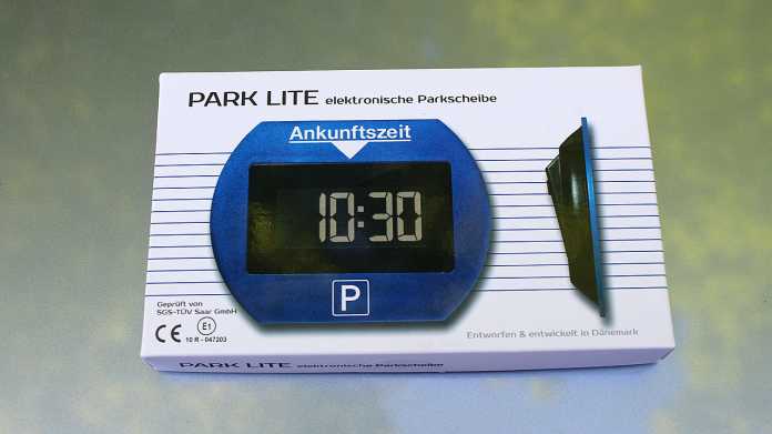 Ruhender Verkehr: Elektronische Parkscheibe Park Lite