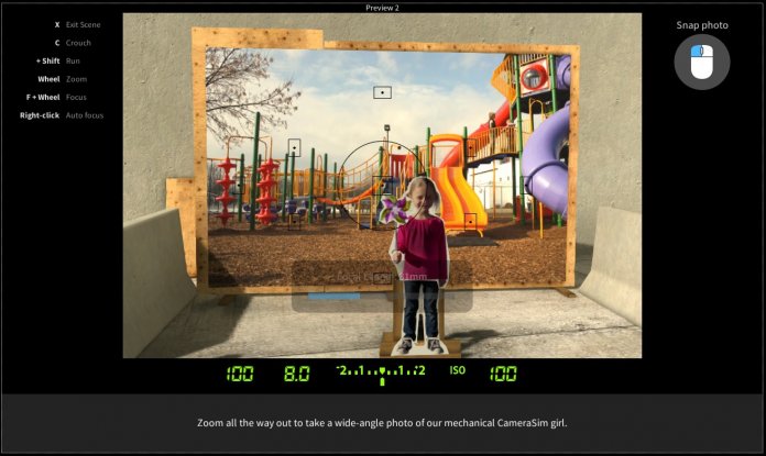 Screenshot CameraSim 3D