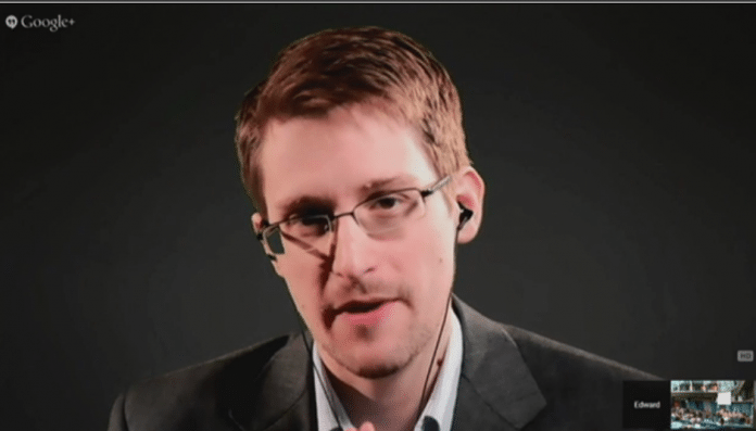 Edward Snowden im Juni 2014