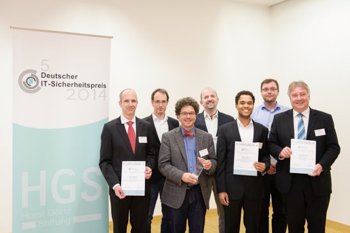 Foto der Preisträger des 5. Deutschen IT-Sicherheitspreises