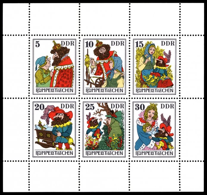 DDR-Briefmarken &quot;Rumpelstilzchen&quot;